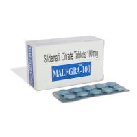 Malegra 100 sildenafil citrate | Best ED Treatment image 1